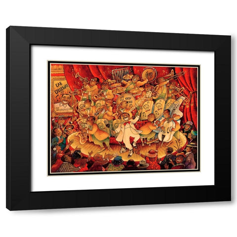 Hidi Ho Black Modern Wood Framed Art Print with Double Matting by Bell, Bill