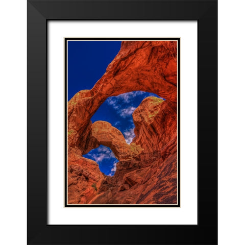 Double Arch Black Modern Wood Framed Art Print with Double Matting by Sherrell, Bill
