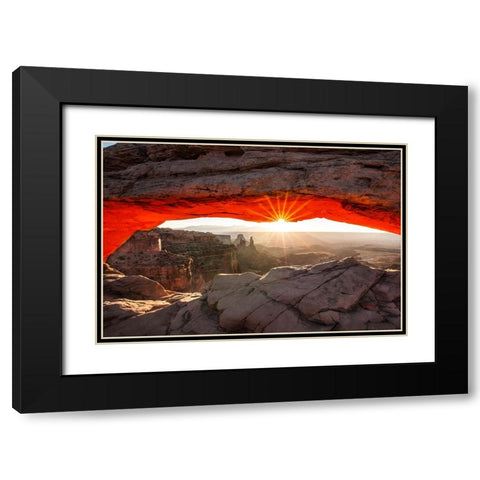 Eye Of The Beholder Black Modern Wood Framed Art Print with Double Matting by Sherrell, Bill