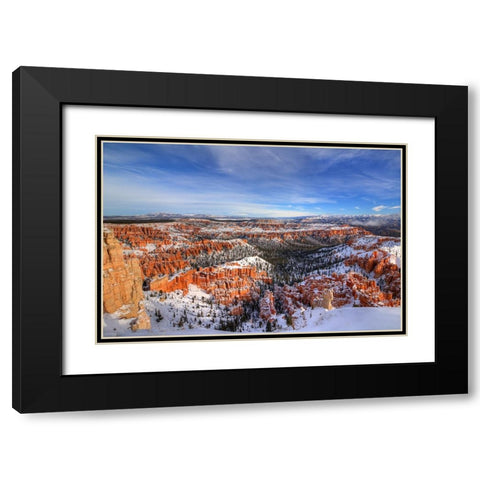 Transformation At Bryce Canyon Black Modern Wood Framed Art Print with Double Matting by Sherrell, Bill