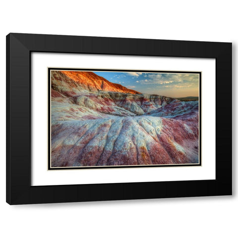Circular By Design Black Modern Wood Framed Art Print with Double Matting by Sherrell, Bill