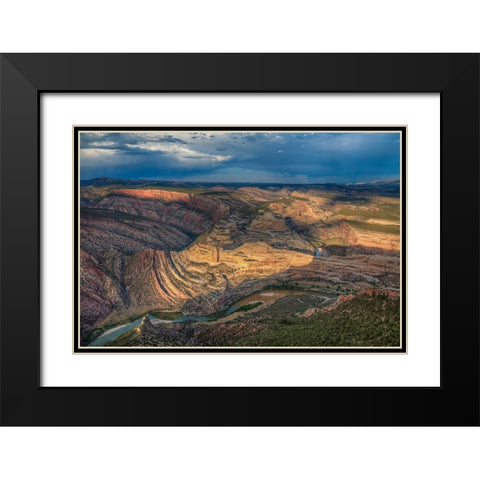 Dinosaur National Monument-Colorado Black Modern Wood Framed Art Print with Double Matting by Sherrell, Bill