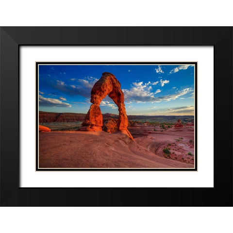 Grace Under Pressure Black Modern Wood Framed Art Print with Double Matting by Sherrell, Bill
