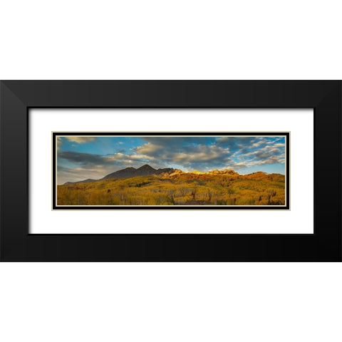 Witness To A Grand Finale Black Modern Wood Framed Art Print with Double Matting by Sherrell, Bill
