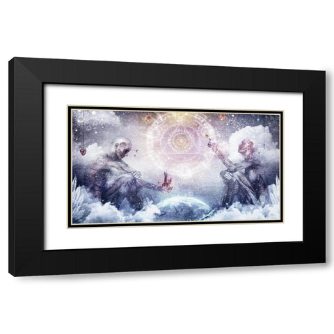 Awake In A Silver Land Black Modern Wood Framed Art Print with Double Matting by Gray, Cameron