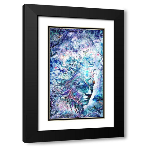 Dreams Of Unity Black Modern Wood Framed Art Print with Double Matting by Gray, Cameron