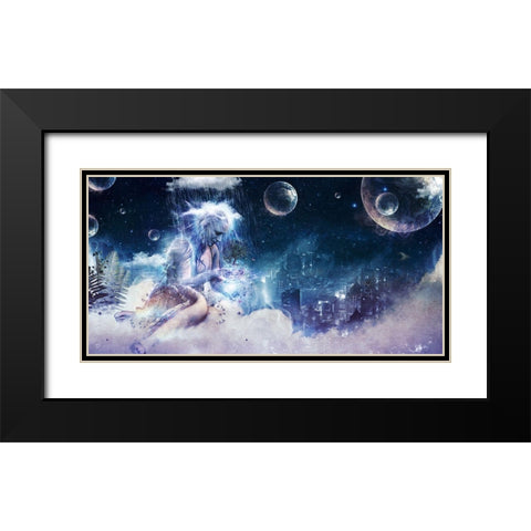 Last Goodbye Black Modern Wood Framed Art Print with Double Matting by Gray, Cameron