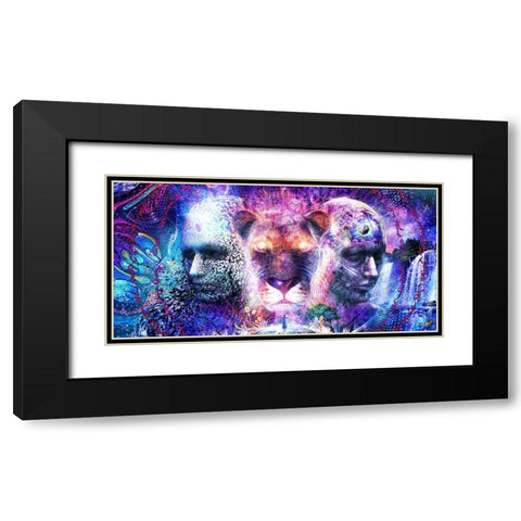 The Beauty Of It All Black Modern Wood Framed Art Print with Double Matting by Gray, Cameron