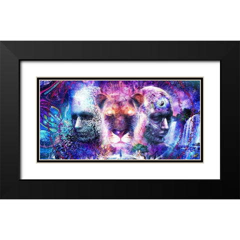 The Beauty Of It All Black Modern Wood Framed Art Print with Double Matting by Gray, Cameron