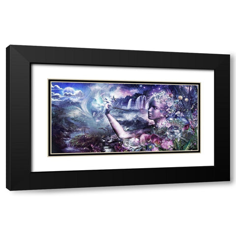 The Painter Black Modern Wood Framed Art Print with Double Matting by Gray, Cameron