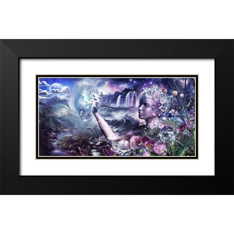 The Painter Black Modern Wood Framed Art Print with Double Matting by Gray, Cameron