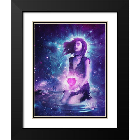 Dream Away Black Modern Wood Framed Art Print with Double Matting by Gray, Cameron