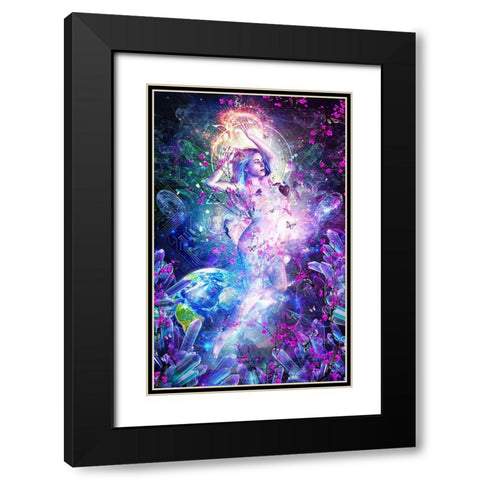 Encounter With The Sublime Black Modern Wood Framed Art Print with Double Matting by Gray, Cameron