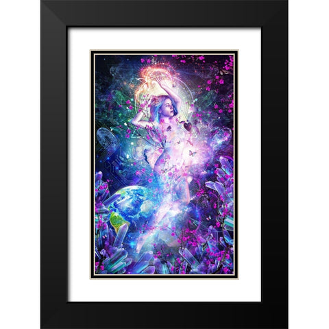 Encounter With The Sublime Black Modern Wood Framed Art Print with Double Matting by Gray, Cameron