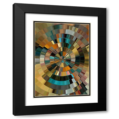 Arizona Prism Black Modern Wood Framed Art Print with Double Matting by Manlove, David