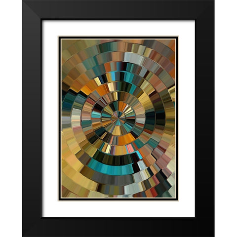 Arizona Prism Black Modern Wood Framed Art Print with Double Matting by Manlove, David