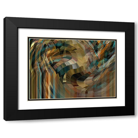 Mushrooms Forever Black Modern Wood Framed Art Print with Double Matting by Manlove, David