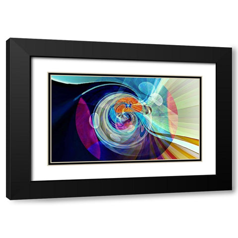 0Z2 Black Modern Wood Framed Art Print with Double Matting by Manlove, David