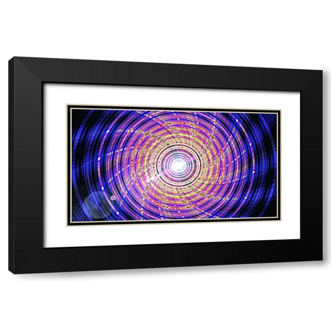 Phosphorus Propeller Black Modern Wood Framed Art Print with Double Matting by Manlove, David