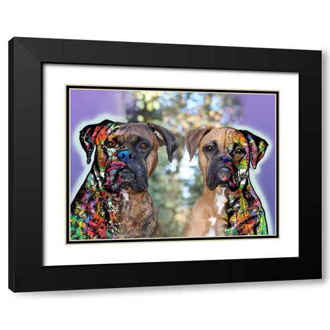 Meredith Salters 2 Black Modern Wood Framed Art Print with Double Matting by Dean Russo Collection