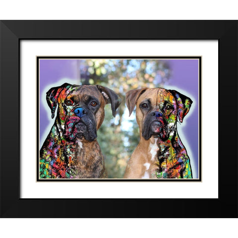 Meredith Salters 2 Black Modern Wood Framed Art Print with Double Matting by Dean Russo Collection
