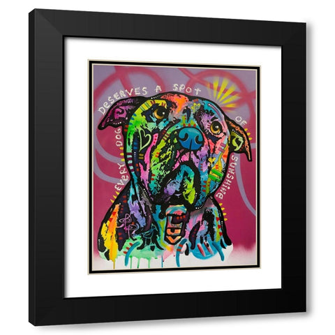 A Spot Of Sunshine Black Modern Wood Framed Art Print with Double Matting by Dean Russo Collection