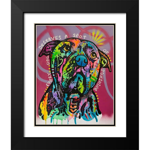 A Spot Of Sunshine Black Modern Wood Framed Art Print with Double Matting by Dean Russo Collection