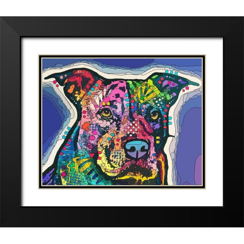 Life and Love Black Modern Wood Framed Art Print with Double Matting by Dean Russo Collection