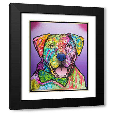 Charlie Brown Custom-002 Black Modern Wood Framed Art Print with Double Matting by Dean Russo Collection