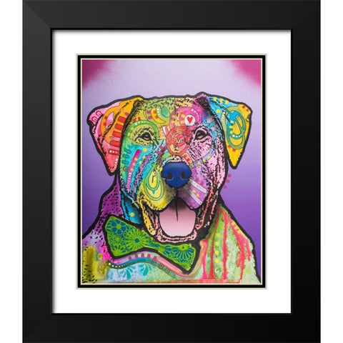 Charlie Brown Custom-002 Black Modern Wood Framed Art Print with Double Matting by Dean Russo Collection