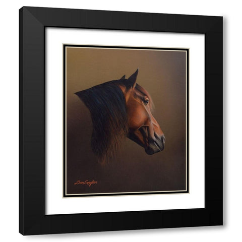 Out to Pasture Black Modern Wood Framed Art Print with Double Matting by Engler, Don