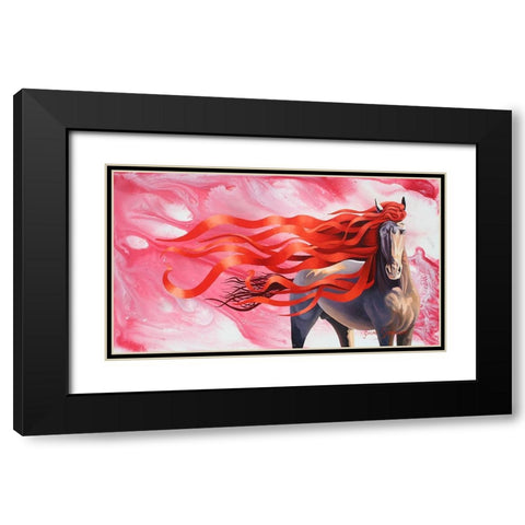 Black Watch Black Modern Wood Framed Art Print with Double Matting by Stevenson, Graeme