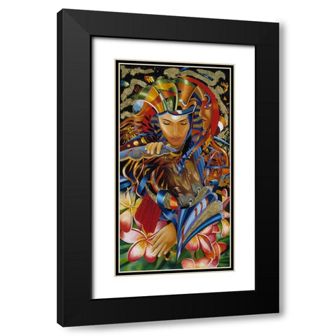 Isis Rising Black Modern Wood Framed Art Print with Double Matting by Stevenson, Graeme