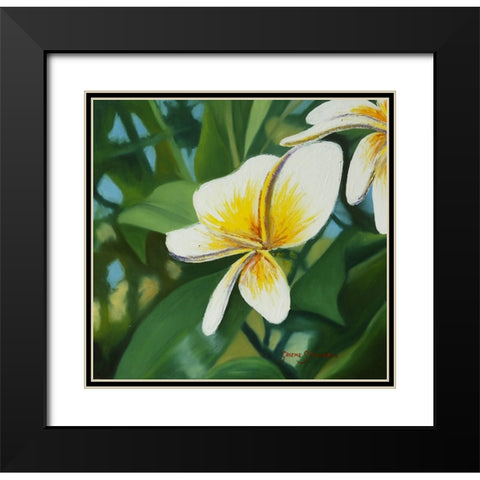 Whate Frn Black Modern Wood Framed Art Print with Double Matting by Stevenson, Graeme