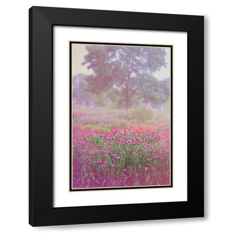 Monet Spring Black Modern Wood Framed Art Print with Double Matting by Jenny Rainbow Fine Art