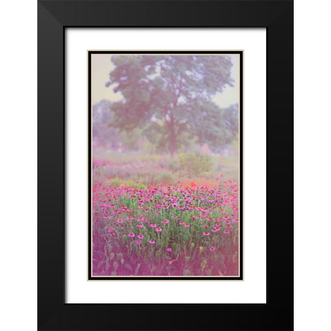Monet Spring Black Modern Wood Framed Art Print with Double Matting by Jenny Rainbow Fine Art