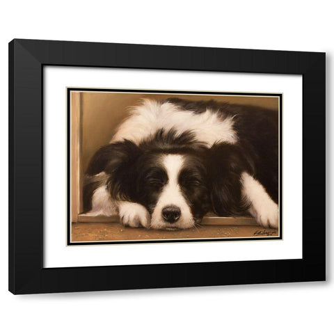 310 Black Modern Wood Framed Art Print with Double Matting by Silver, John