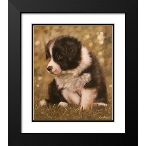 311 Black Modern Wood Framed Art Print with Double Matting by Silver, John