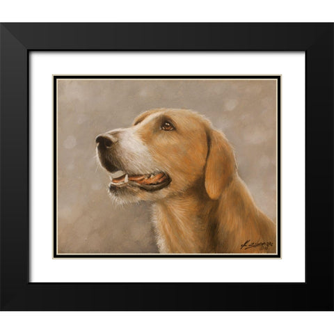 314 Black Modern Wood Framed Art Print with Double Matting by Silver, John