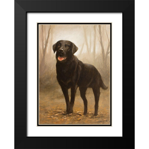 316 Black Modern Wood Framed Art Print with Double Matting by Silver, John