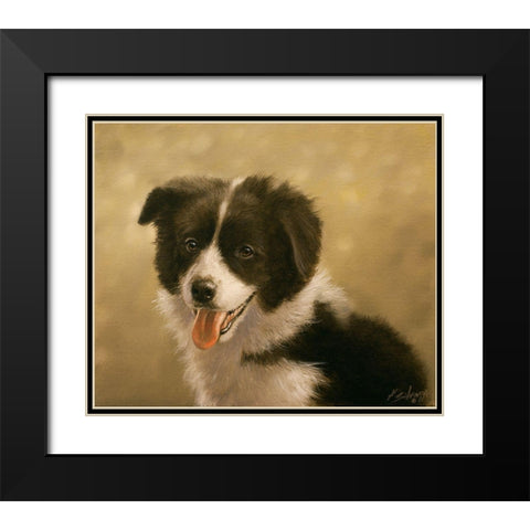 318 Black Modern Wood Framed Art Print with Double Matting by Silver, John