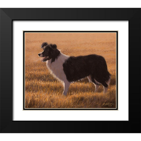 334 Black Modern Wood Framed Art Print with Double Matting by Silver, John