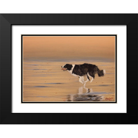 336 Black Modern Wood Framed Art Print with Double Matting by Silver, John