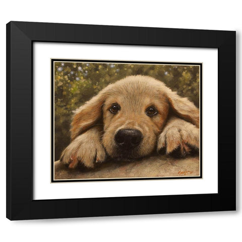 337 Black Modern Wood Framed Art Print with Double Matting by Silver, John