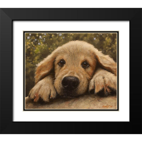 337 Black Modern Wood Framed Art Print with Double Matting by Silver, John