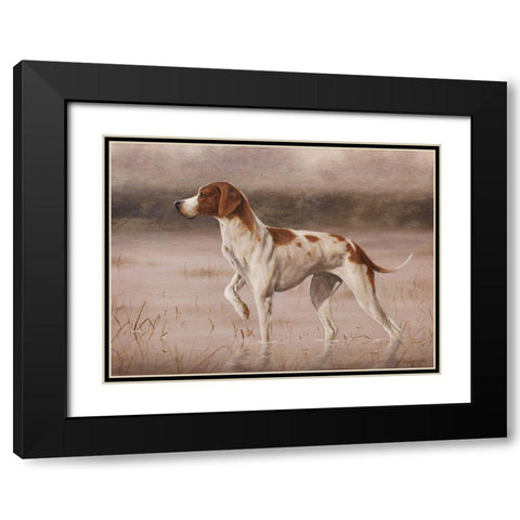 342 Black Modern Wood Framed Art Print with Double Matting by Silver, John