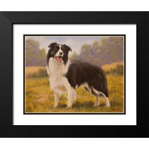 352 Black Modern Wood Framed Art Print with Double Matting by Silver, John