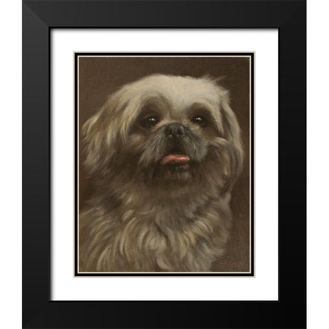 461a Black Modern Wood Framed Art Print with Double Matting by Silver, John