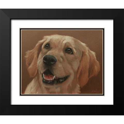 473a Black Modern Wood Framed Art Print with Double Matting by Silver, John