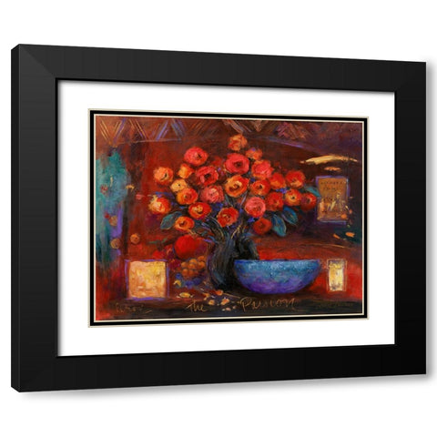 The Passion Black Modern Wood Framed Art Print with Double Matting by Zaccheo, John
